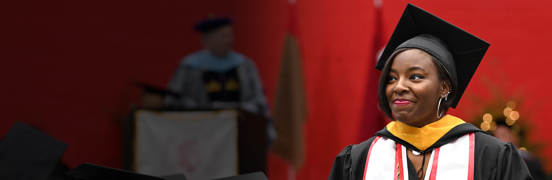 woman in graduation cap